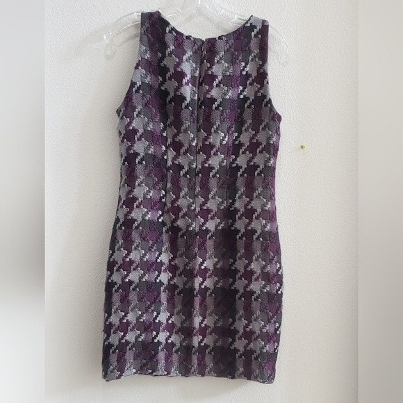 Rabbit Rabbit Rabbit designs women's thick plaid sleeveless mini dress - Picture 2 of 4